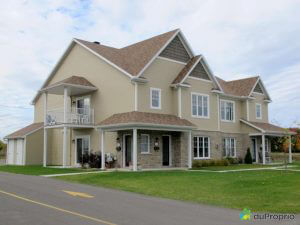 Façade condo à vendre à Nicolet - Les Jardins d'Anna